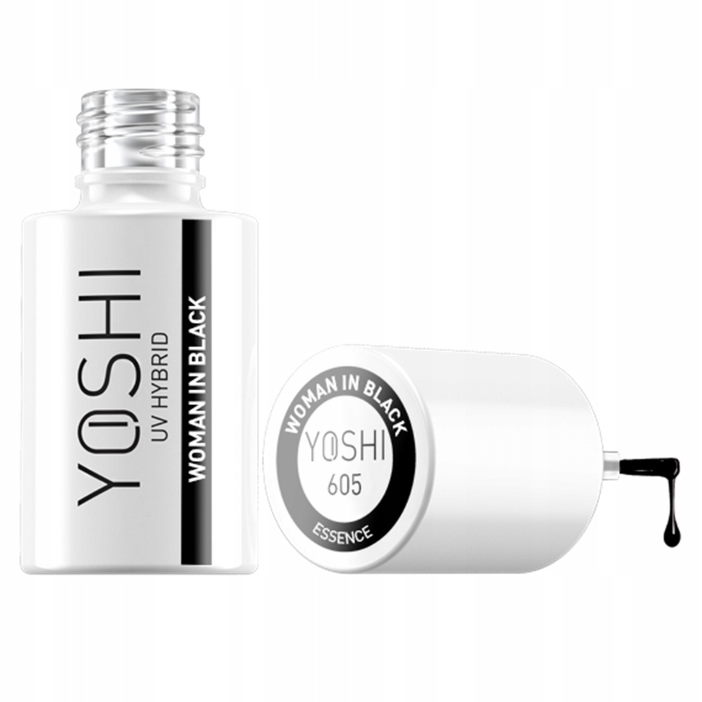 Yoshi Lakier Hybrydowy Essence Woman In Black 605 6ml