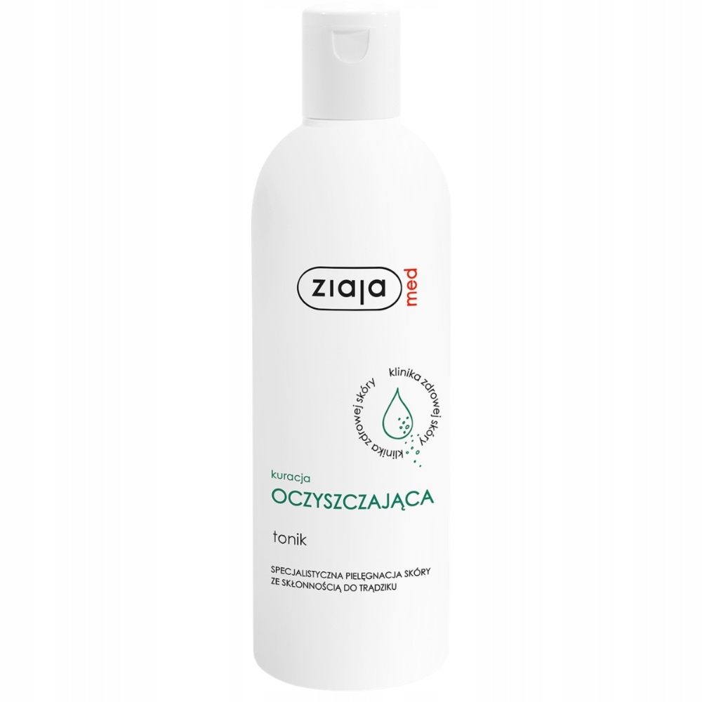 Ziaja Med Kuracja Oczyszczająca Tonik Do Twarzy Cery Trądzikowej 200ml