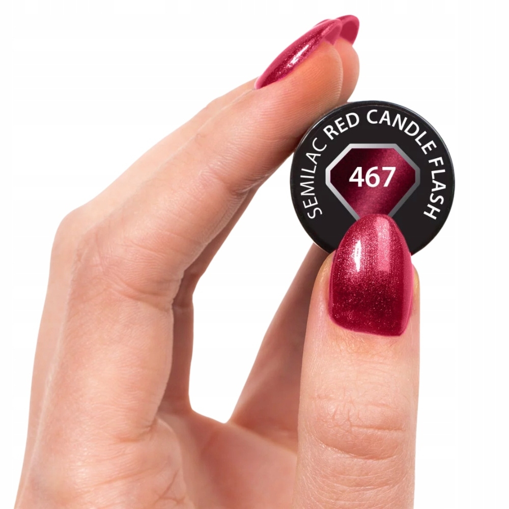 Semilac Lakier Hybrydowy Do Paznokci Manicure Cat Eye 467 Candle Flash 7ml