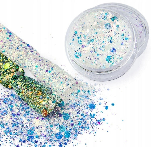 Pyłek Do Paznokci Brokat Bling Bling Hologram 08