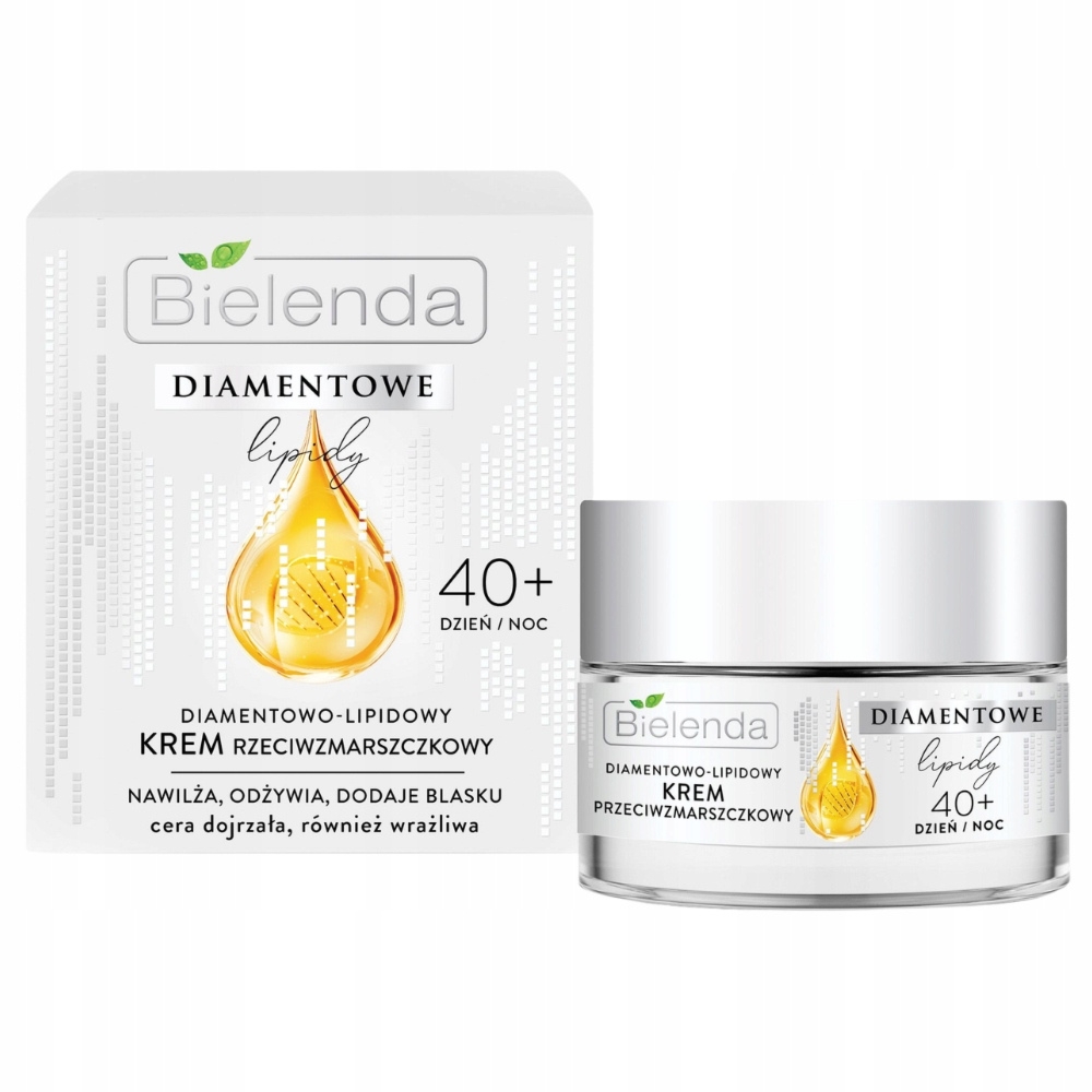 Bielenda Diamentowe Lipidy Przeciwzmarszczkowy Krem Do Twarzy 40+ 50ml