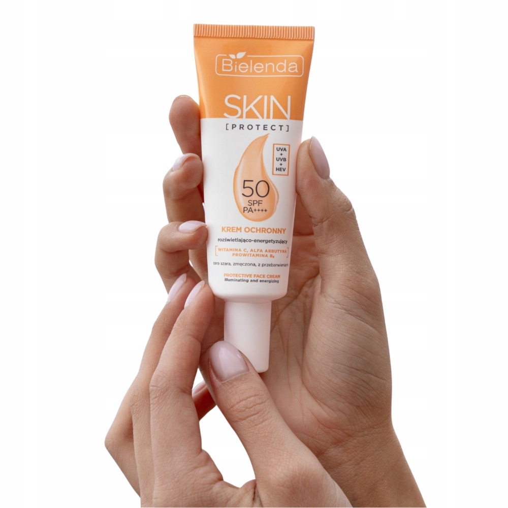 Bielenda Skin Protect Krem Do Twarzy SPF50 Rozświetlający Energetyzuje 40ml