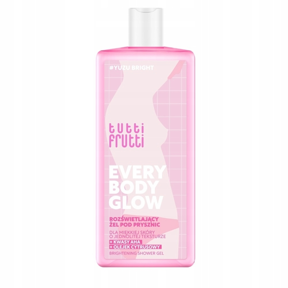 Tutti Frutti Everybody Glow Rozświetlający Żel Pod Prysznic Kwasy AHA 400ml