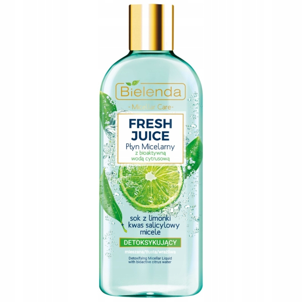 Bielenda Fresh Juice Detoksykujący Płyn Micelarny Kwas Salicylowy 500ml