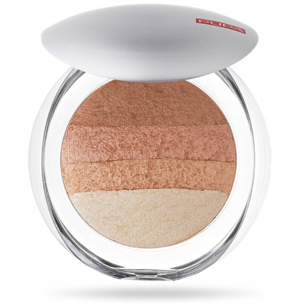 Pupa Luminys Puder Wypiekany Rozświetlający I Róż 05 Gold Stripes Glow 9 g