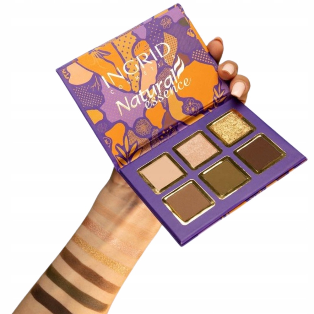 Ingrid Natural Essence Paleta Cieni Do Powiek Mat Błysk Frost Of The North
