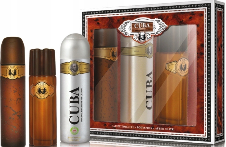Cuba Gold Zestaw Prezentowy Dezodorant Cygaro Trio