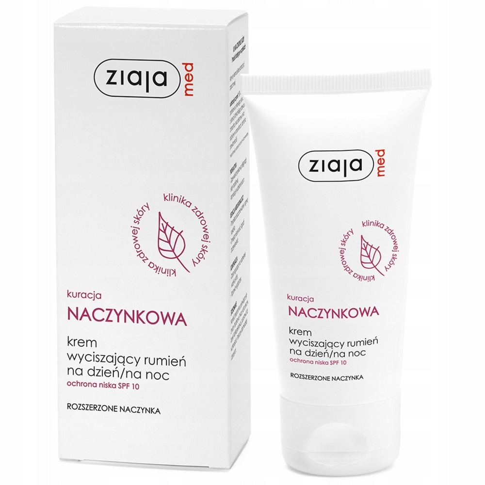 Ziaja Med Krem Do Twarzy Wyciszający Rumień SPF10 Rozszerzone Naczynka 50ml