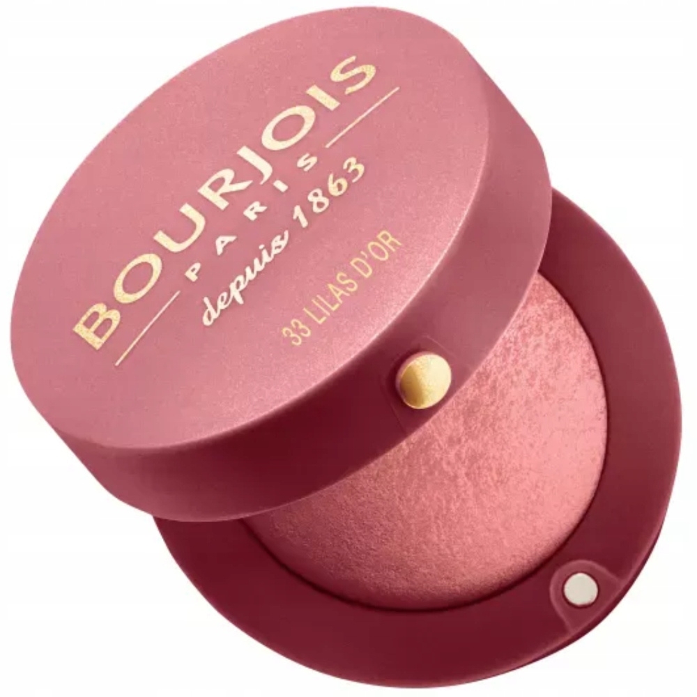 Bourjois Blush Wypiekany Róż Do Policzków z Lusterkiem 33 Lilas D’or 2,5g