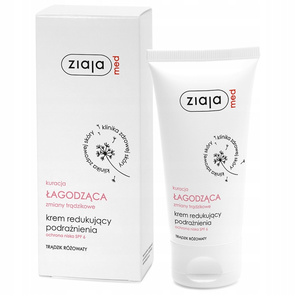 Ziaja Med Krem Do Twarzy Redukujący Podrażnienia Łagodzący Trądzik 50 ml