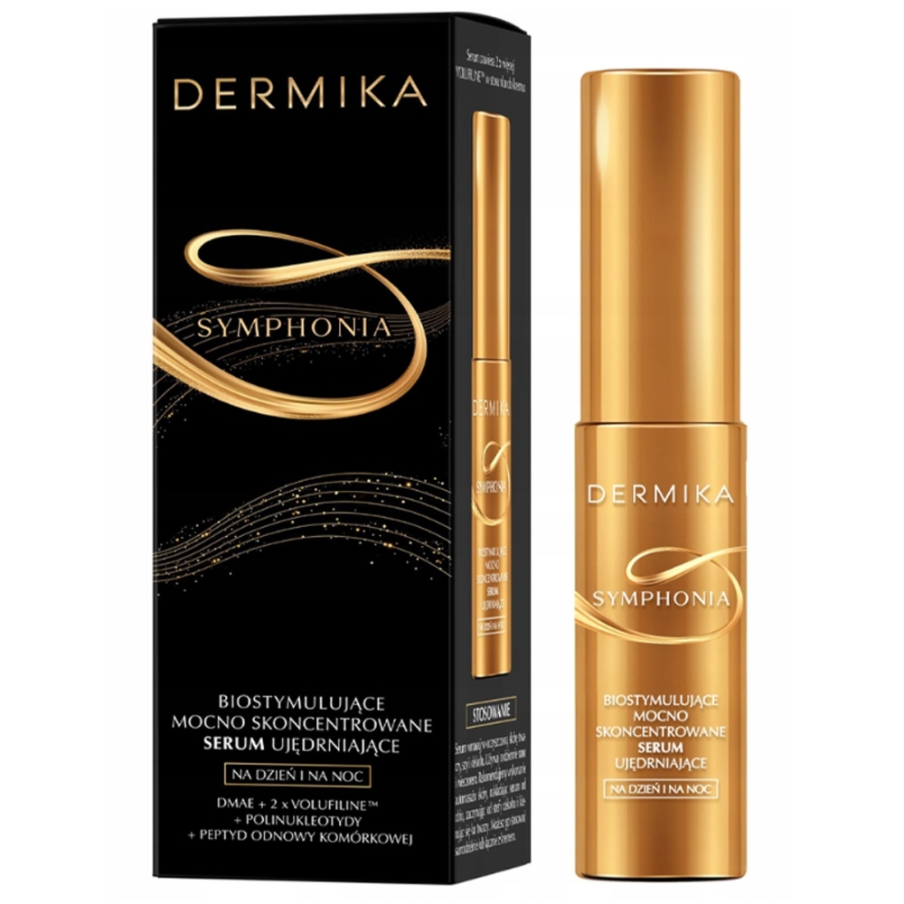 Dermika Biostymulujące Serum Ujędrniające Do Twarzy Dzień Noc Peptydy 30ml