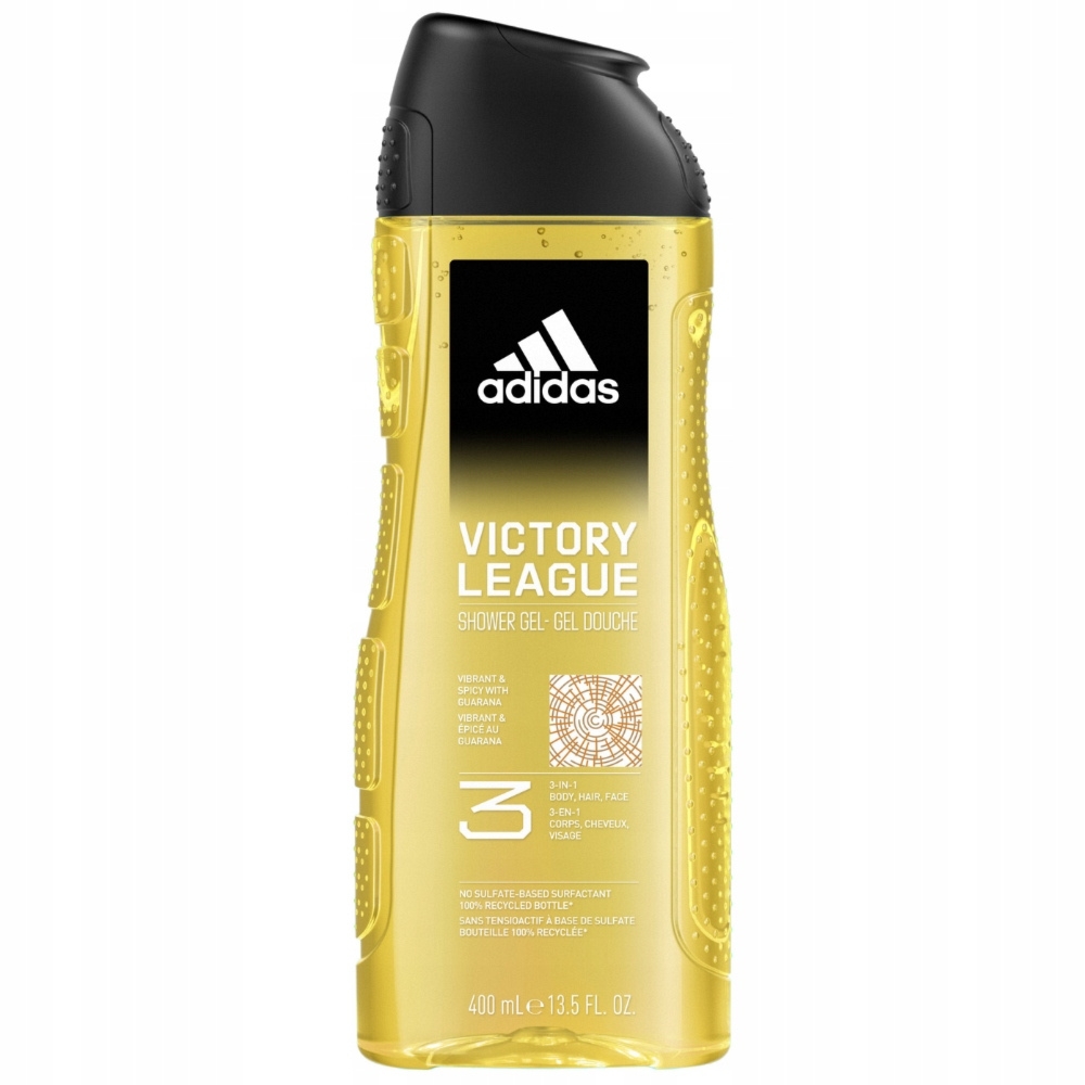 Adidas Victory League Męski Żel Pod Prysznic 3w1 Ciało Włosy Twarz 400ml