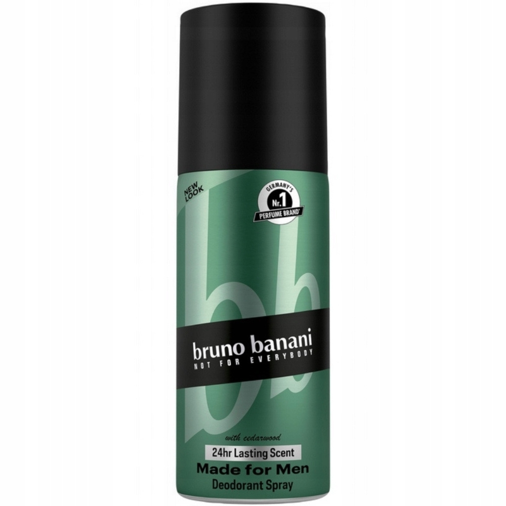 Bruno Banani Made For Men Męski Dezodorant w Sprayu Jabłko Imbir 150ml