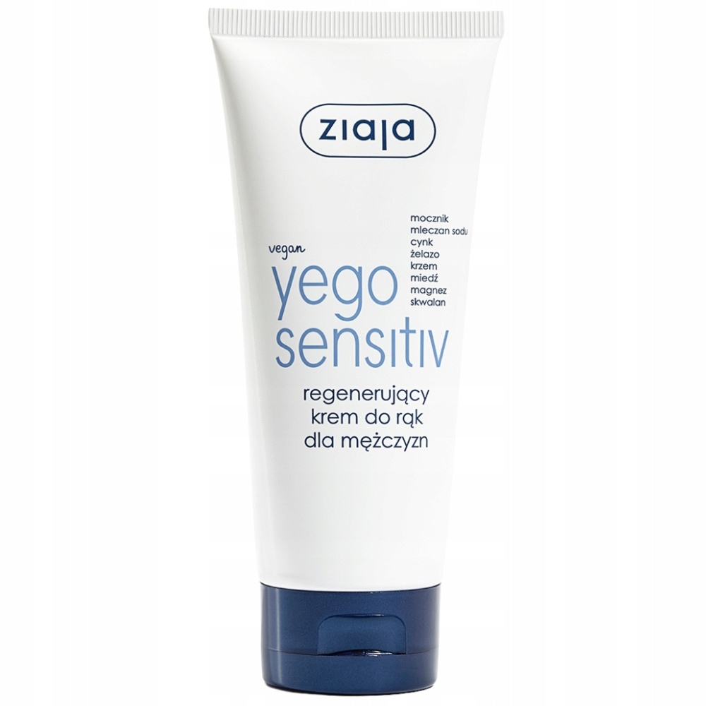 Ziaja Yego Sensitiv Regenerujący Krem Do Rąk Dla Mężczyzn z Mocznikiem 75ml