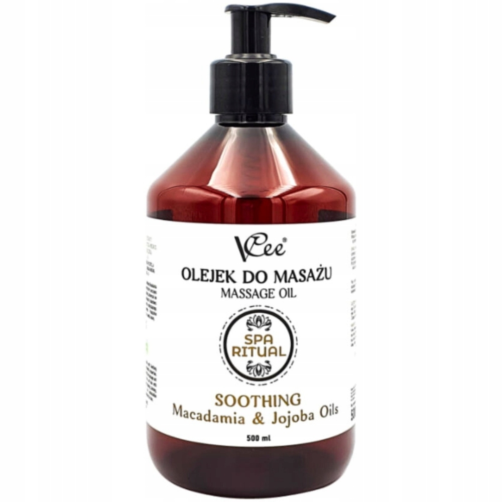 VCee Spa Ritual Olejek Do Masażu Ciała Soothing Olej Makadamia Jojoba 500ml