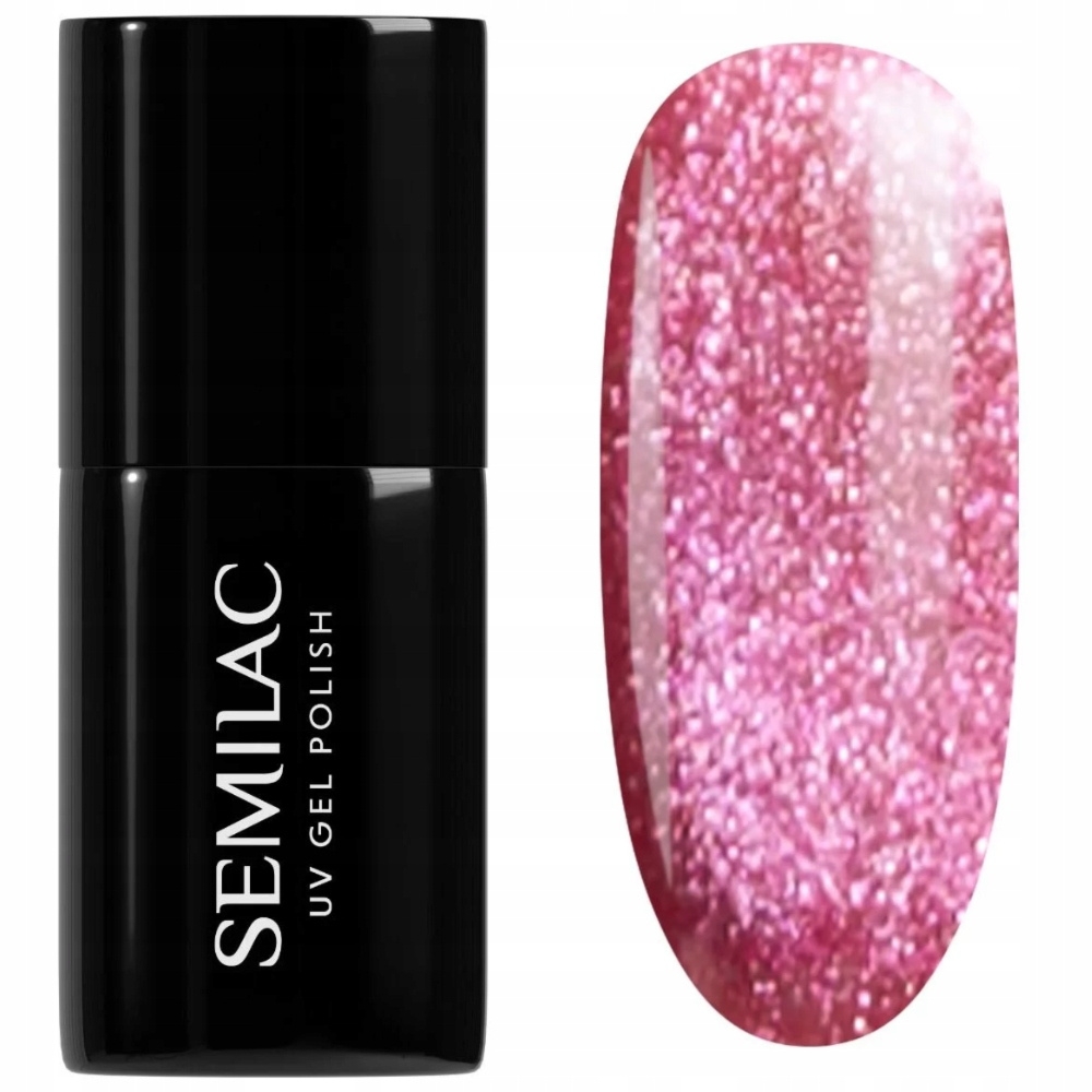 Semilac Lakier Hybrydowy Do Paznokci Cat Eye 795 Magnetic Raspberry 7ml
