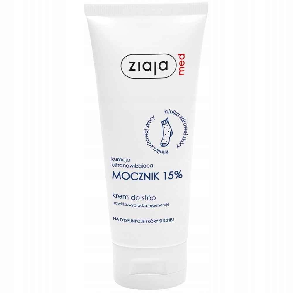 Ziaja Med Ultranawilżający Krem Do Stóp Kuracja z Mocznikiem 15% 100ml
