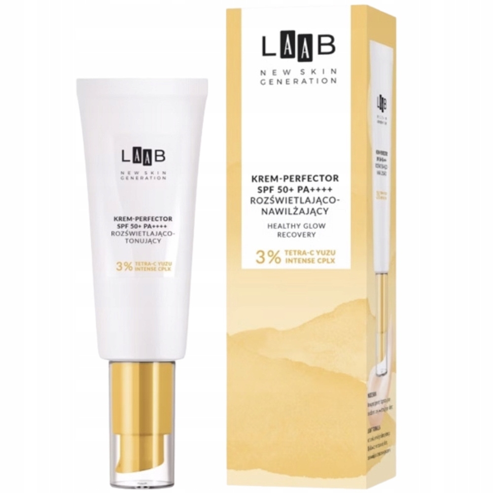 AA Laab Tetra-C Yuzu Rozświetlający Krem Do Twarzy Na Dzień SPF50 40ml
