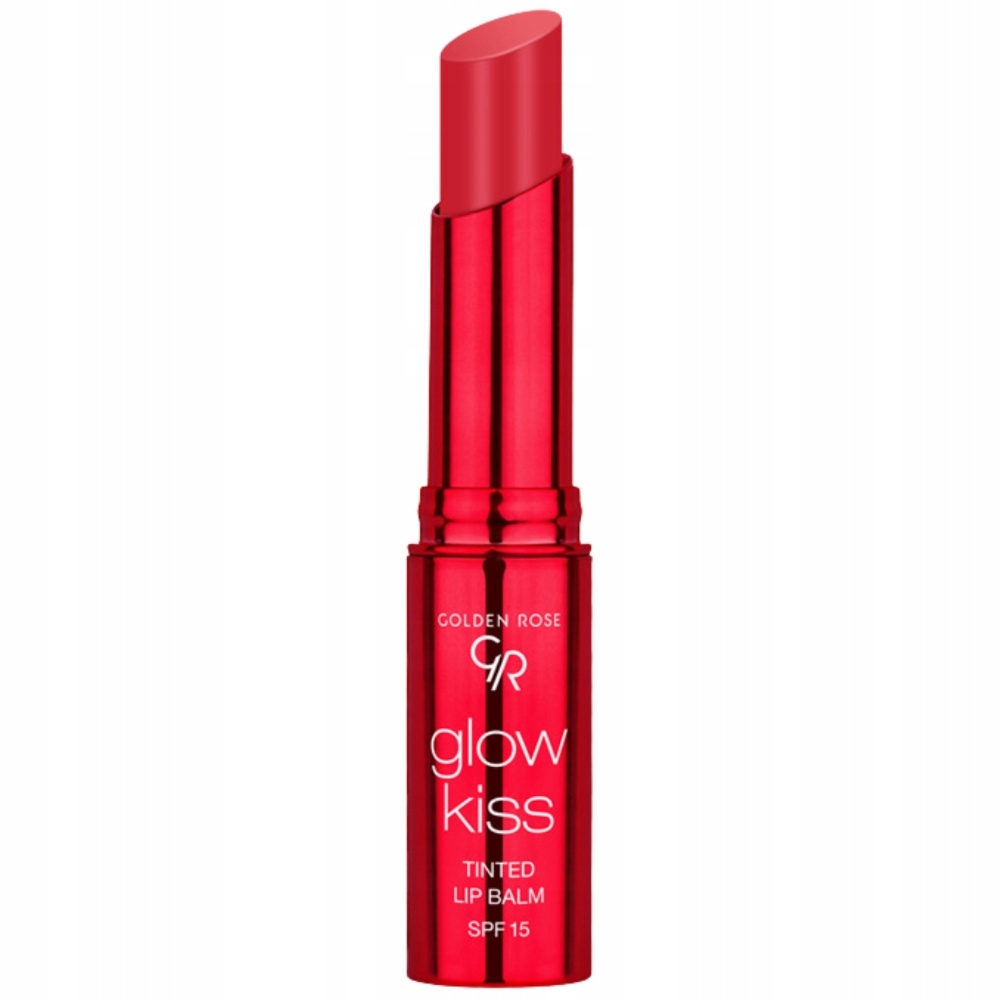 Golden Rose Glow Kiss Tinted Lip Balm Pomadka Do Ust SPF15 Strawberry 02