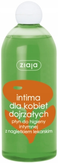 Ziaja Intima Płyn Do Higieny Intymnej z Nagietkiem Lekarskim Dla Kobiet Dojrzałych 500 ml