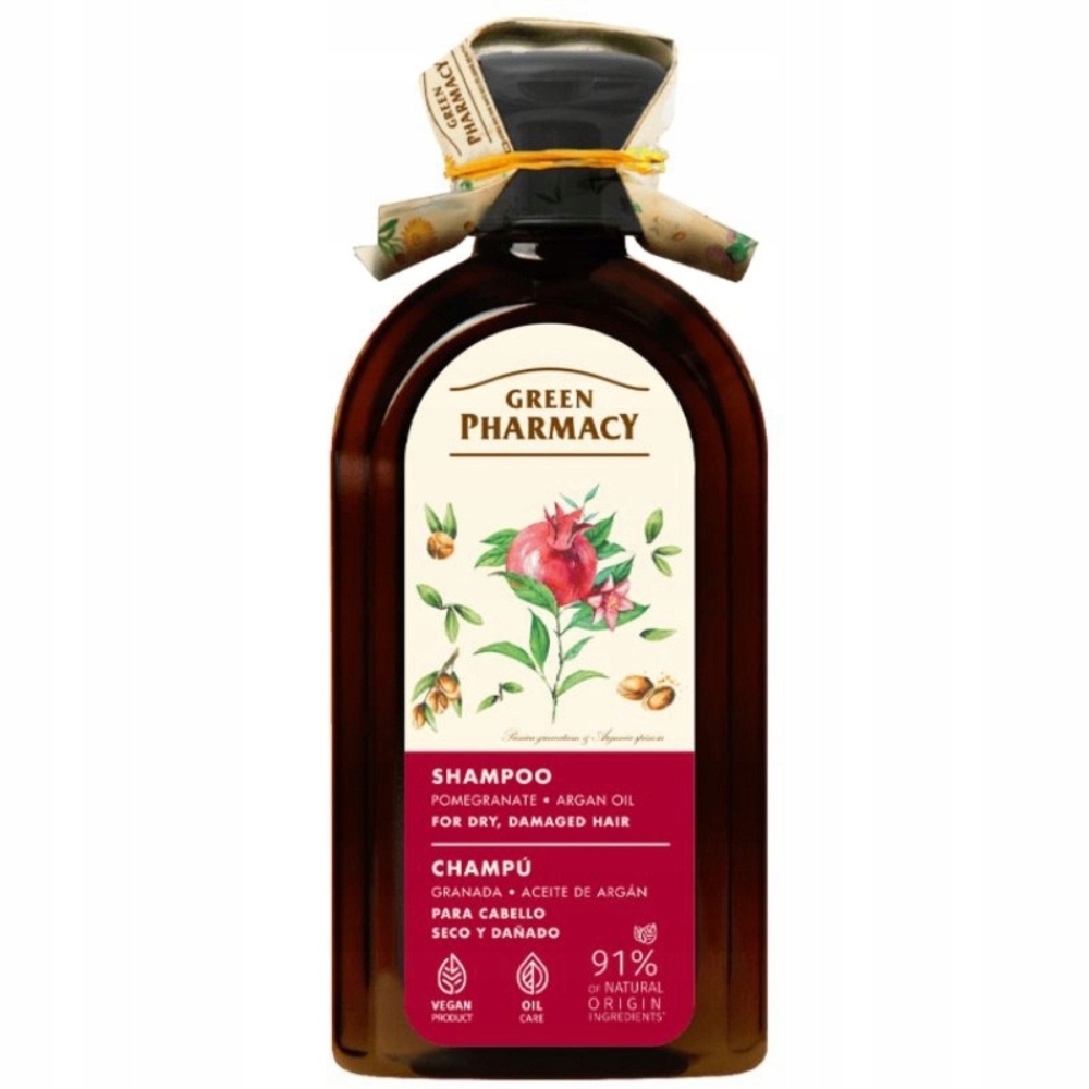 Green Pharmacy Odbudowujący Szampon Do Włosów Suchych Olej Arganowy 350ml