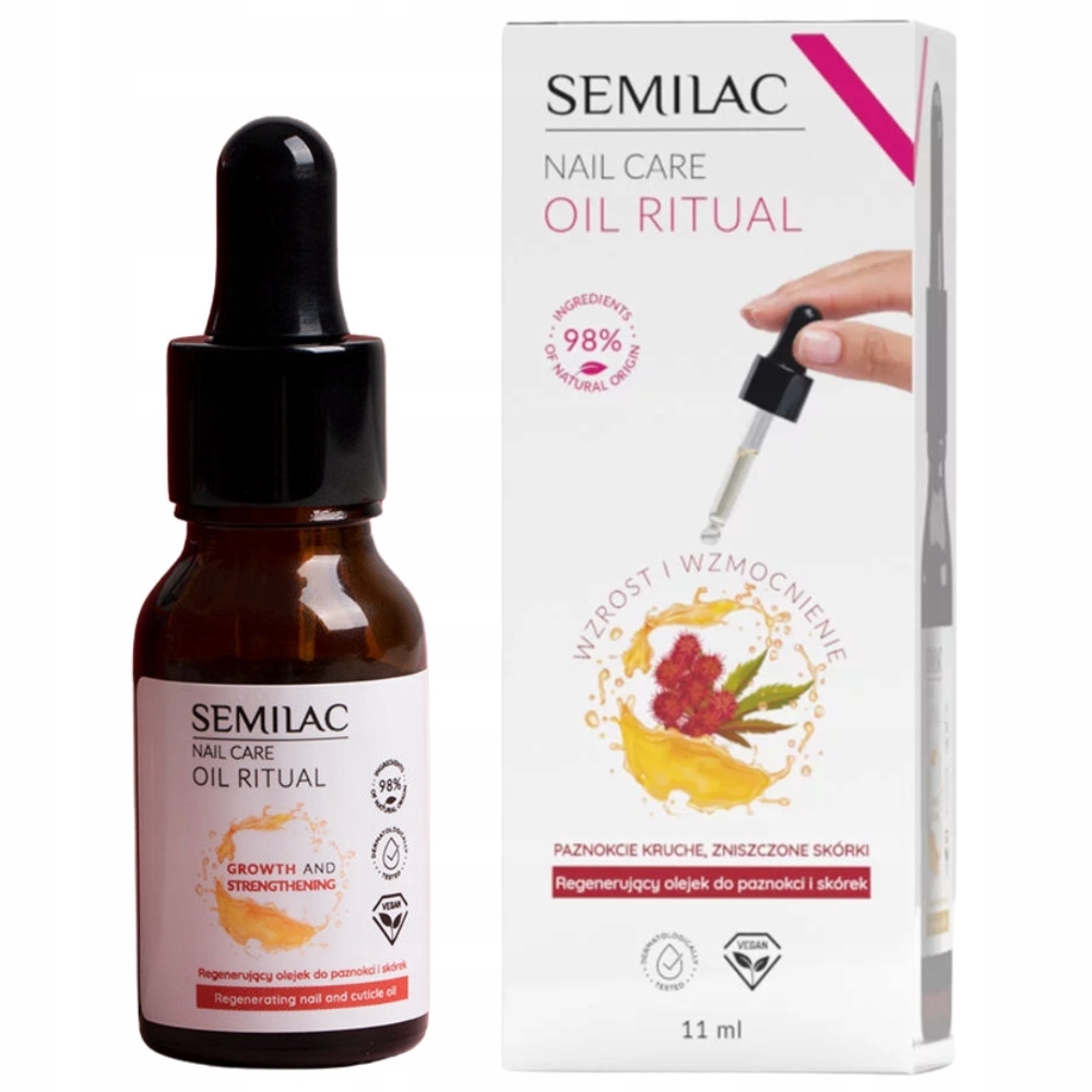 Semilac Nail Care Oil Ritual Regenerujący Olejek Do Paznokci Skórek 11ml