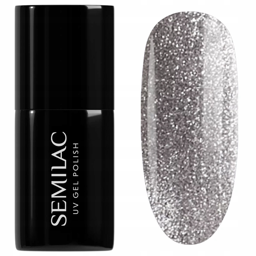 Semilac Lakier Hybrydowy Do Paznokci Cat Eye Srebro 951 Silver Magnetic 7ml