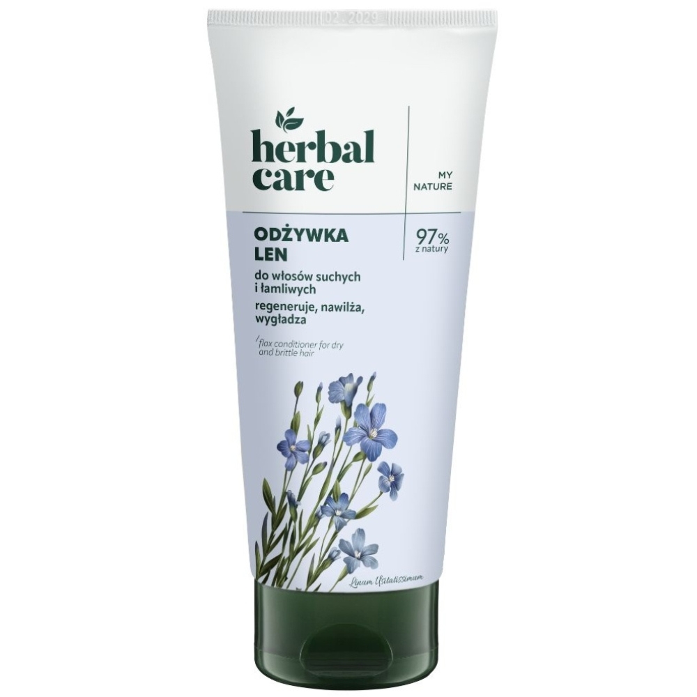 Herbal Care My Nature Odżywka Do Włosów Suchych i Łamliwych Len 200ml