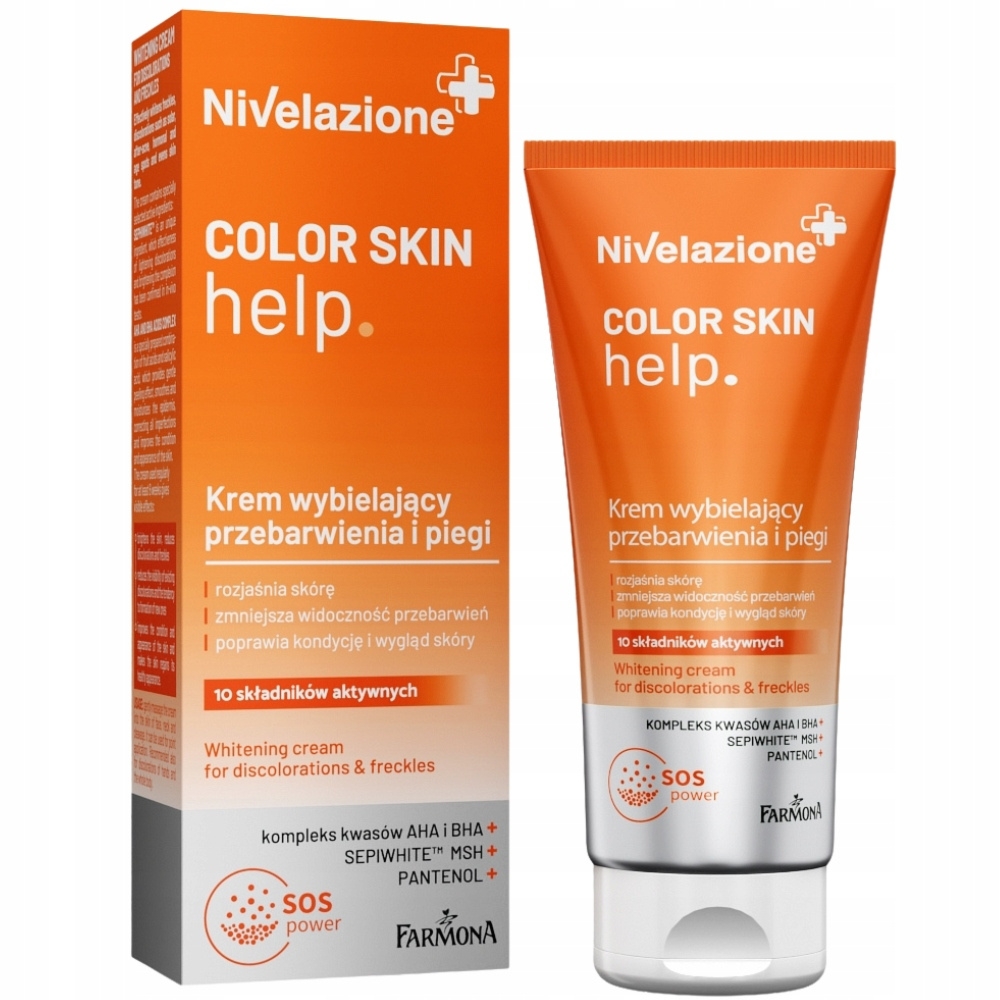 Nivelazione Color Skin Help Krem Do Twarzy Wybielający Przebarwienia 50ml