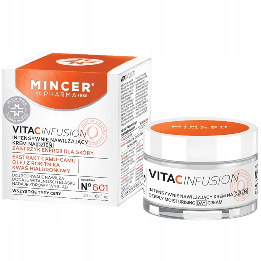 Mincer Pharma Vita C Infusion 601 Krem Na Dzień Mocno Nawilżający 50ml