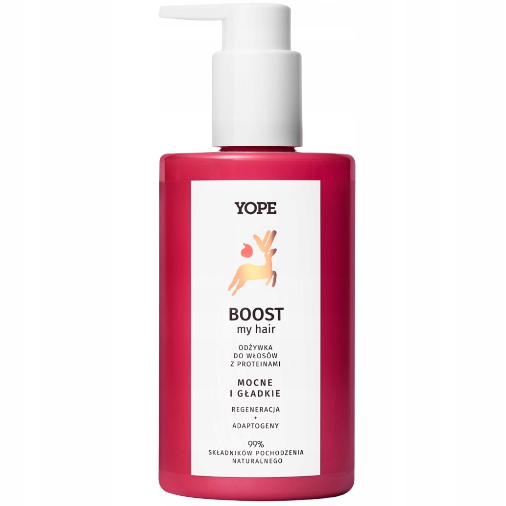 Yope Boost My Hair Regenerująca Odżywka Do Włosów z Proteinami Reishi 300ml