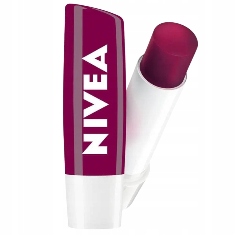 Nivea Nawilżająca Pomadka Do Ust Balsam Ochronny Sztyft Blackberry Shine