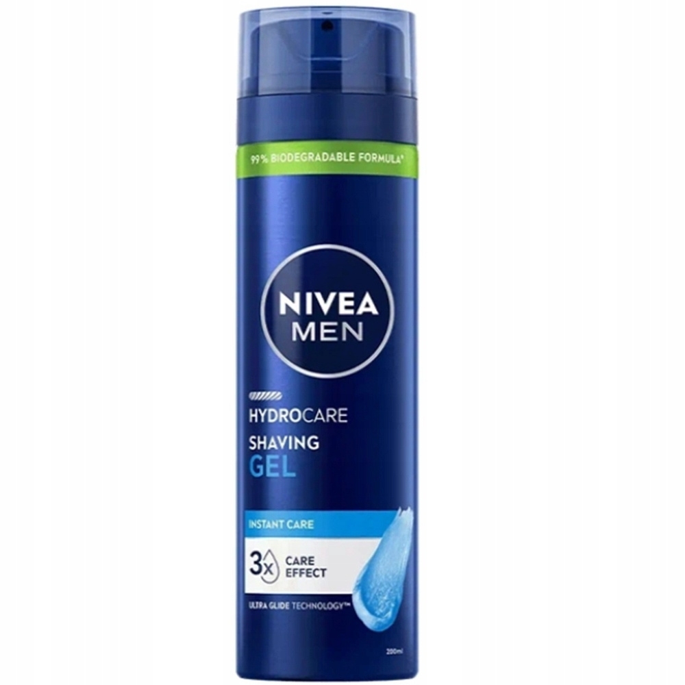 Nivea Men Hydrocare Zmiękczający Żel Do Golenia Dla Mężczyzn Aloes 200ml