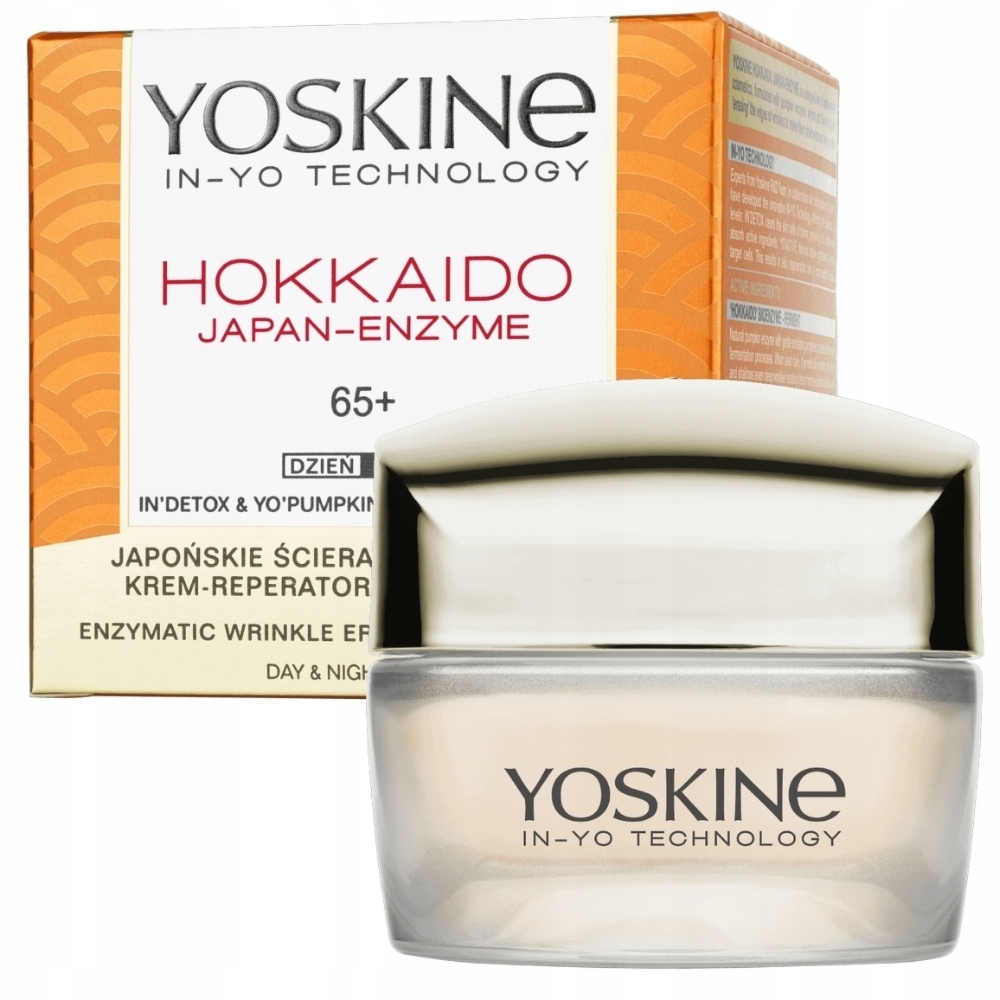 Yoskine Hokkaido Japan Enzyme Przeciwzmarszczkowy Krem Do Twarzy 65+ 50ml