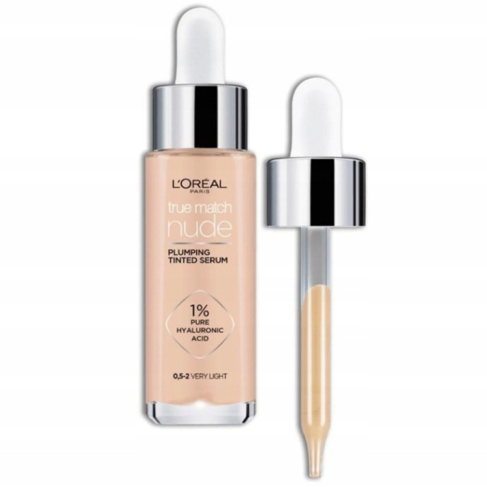 Loreal True Match Nude Skoncentrowane Serum w Podkładzie 0.5-2 Very Light