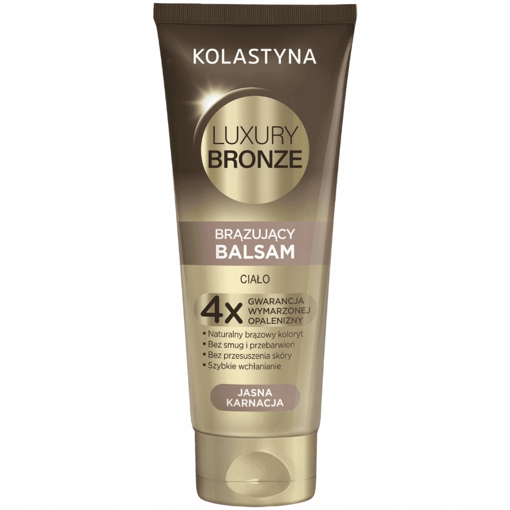 Kolastyna Luxury Bronze Brązujący Balsam Do Ciała Jasna Karnacja 200ml
