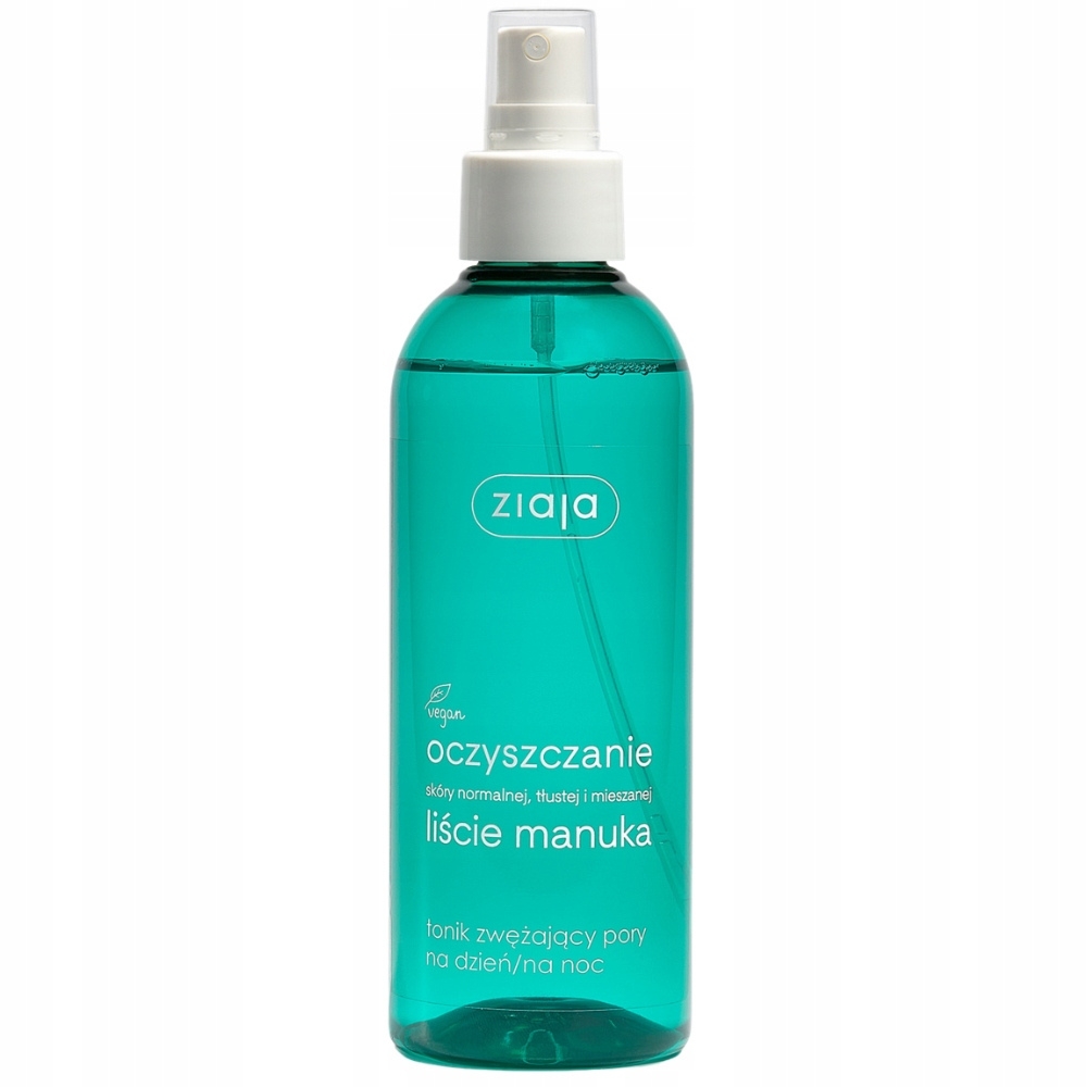 Ziaja Liście Manuka Oczyszczający Tonik Do Twarzy Zwężający Pory 200ml