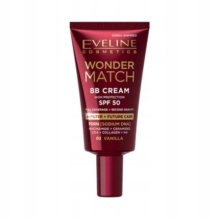 Eveline Cosmetics Wonder Match Krem BB do Twarzy SPF50 Kryjący 01 Ivory