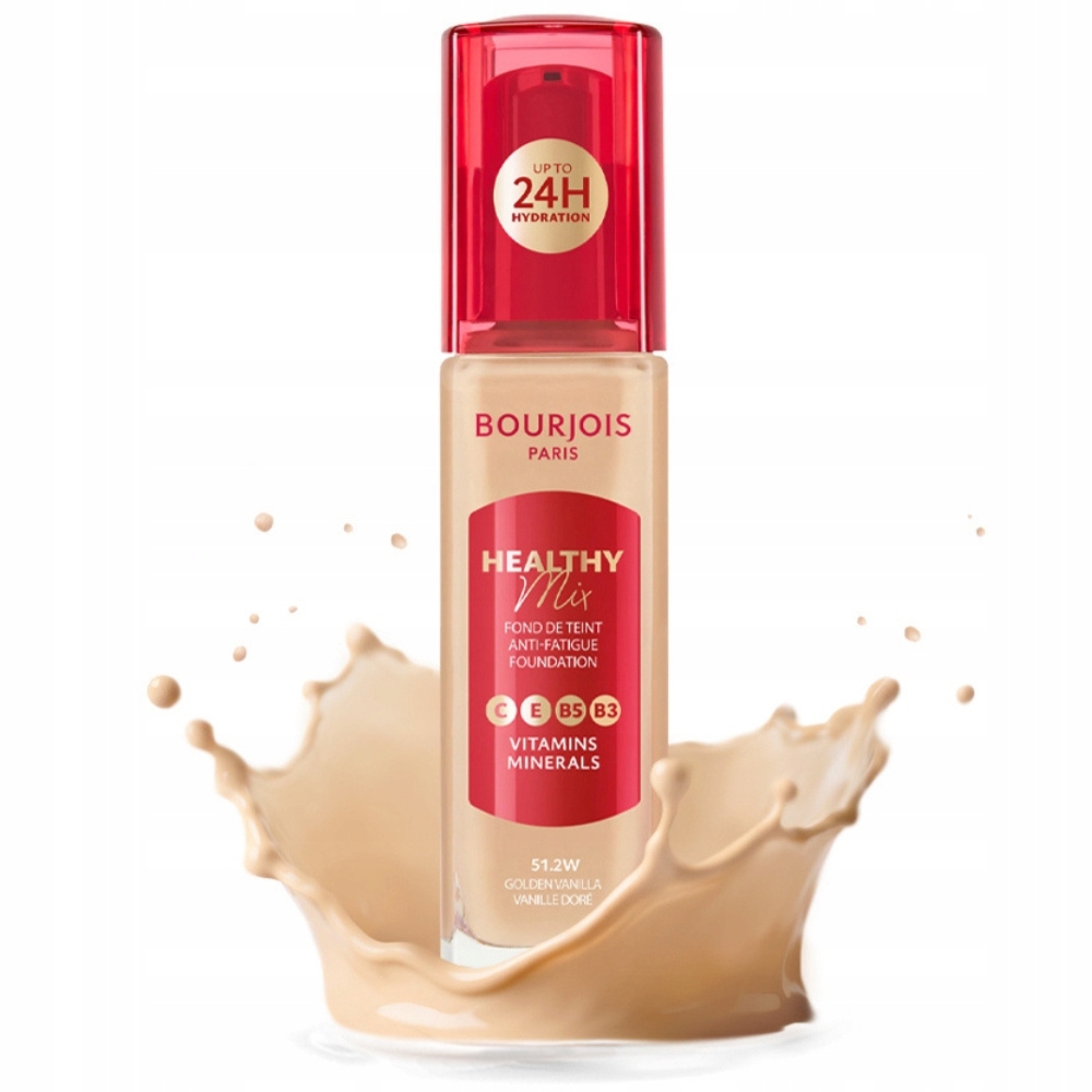 Bourjois Healthy Mix Rozświetlający Podkład Do Twarzy 51,2W Golden Vanilla