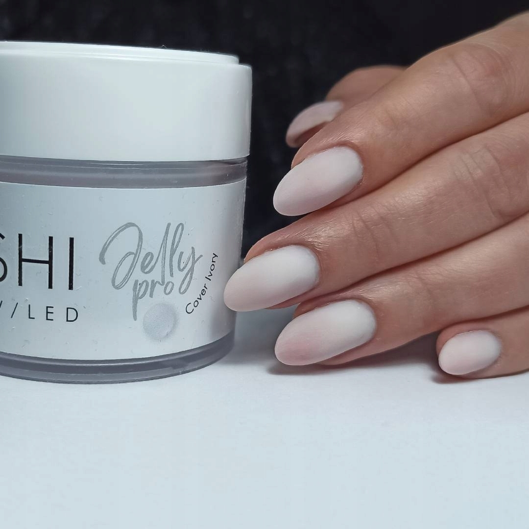 Yoshi Żel Budujący UV LED Jelly Pro Cover Ivory Kryjący Biały Mleczny 15ml