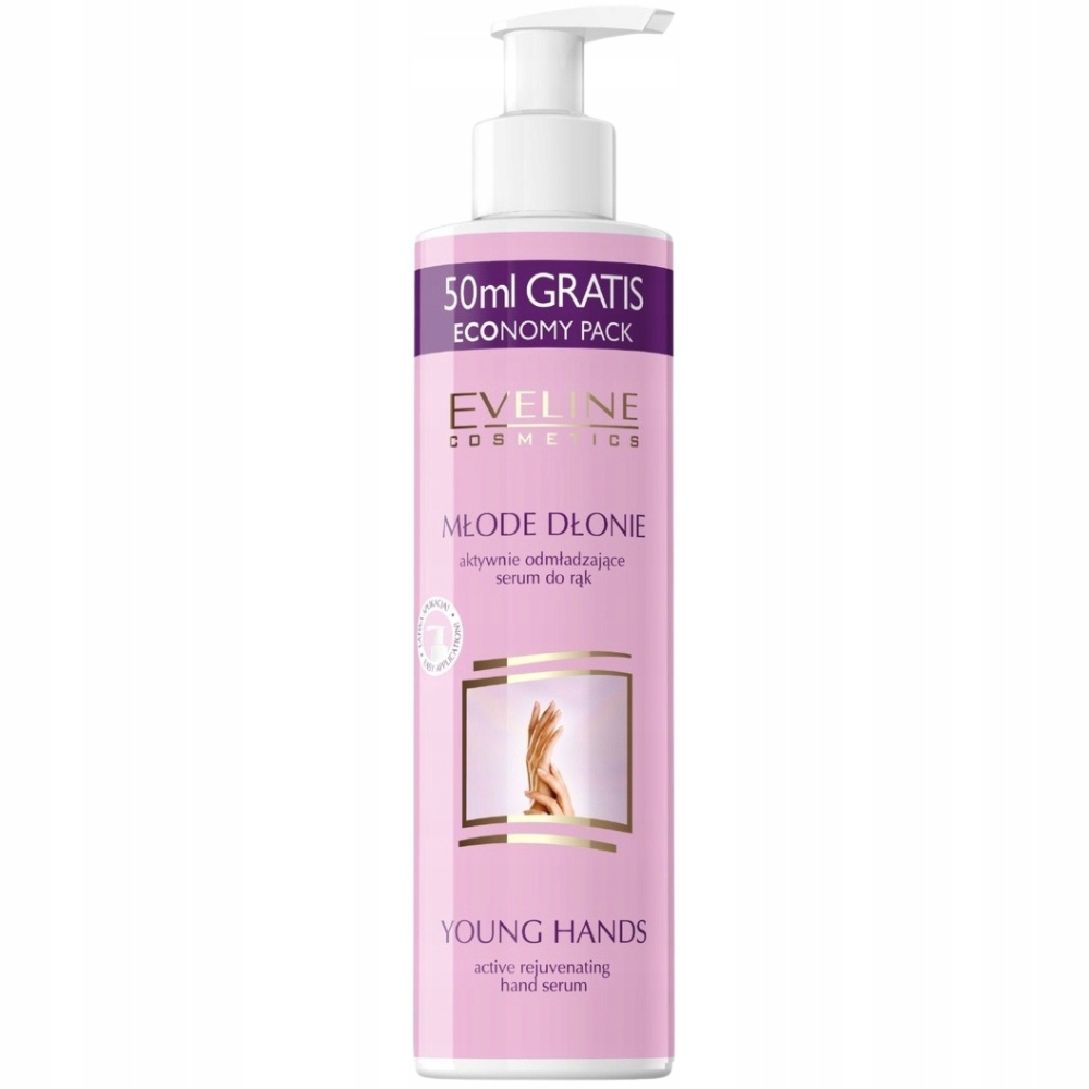 Eveline Młode Dłonie Aktywnie Wygładzające Serum Do Rąk Regenerujące 245ml