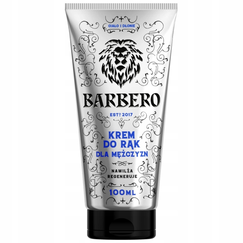 Barbero Nawilżająco Regenerujący Krem Do Rąk Dla Mężczyzn Witamina E 100ml