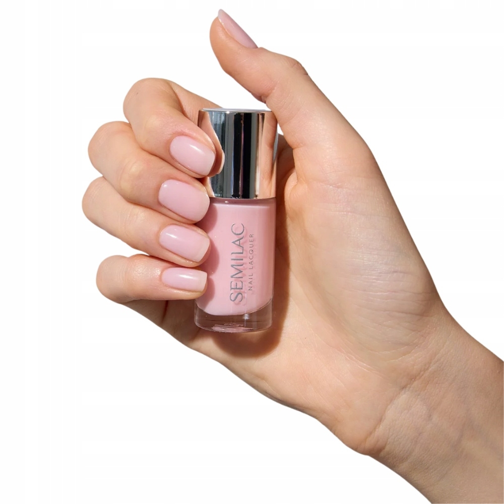 Semilac Nail Lacquer Klasyczny Lakier Do Paznokci 102 Sheer Milky Pink 9ml