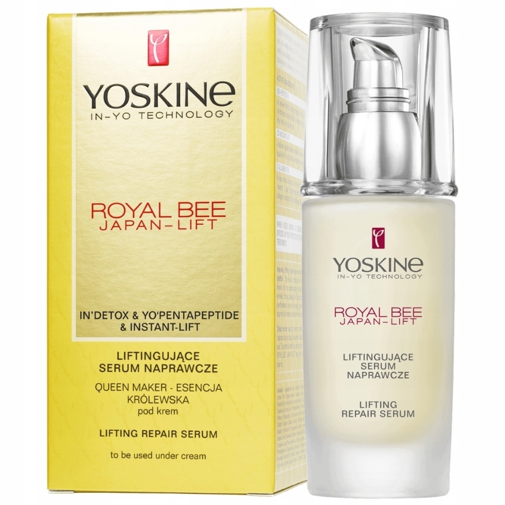 Yoskine Royal Bee Japan Lift Liftingujące Serum Naprawcze Do Twarzy 30ml