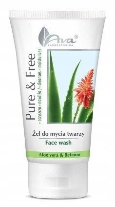 AVA PURE FREE Łagodny Żel do Twarzy Aloes 150ml