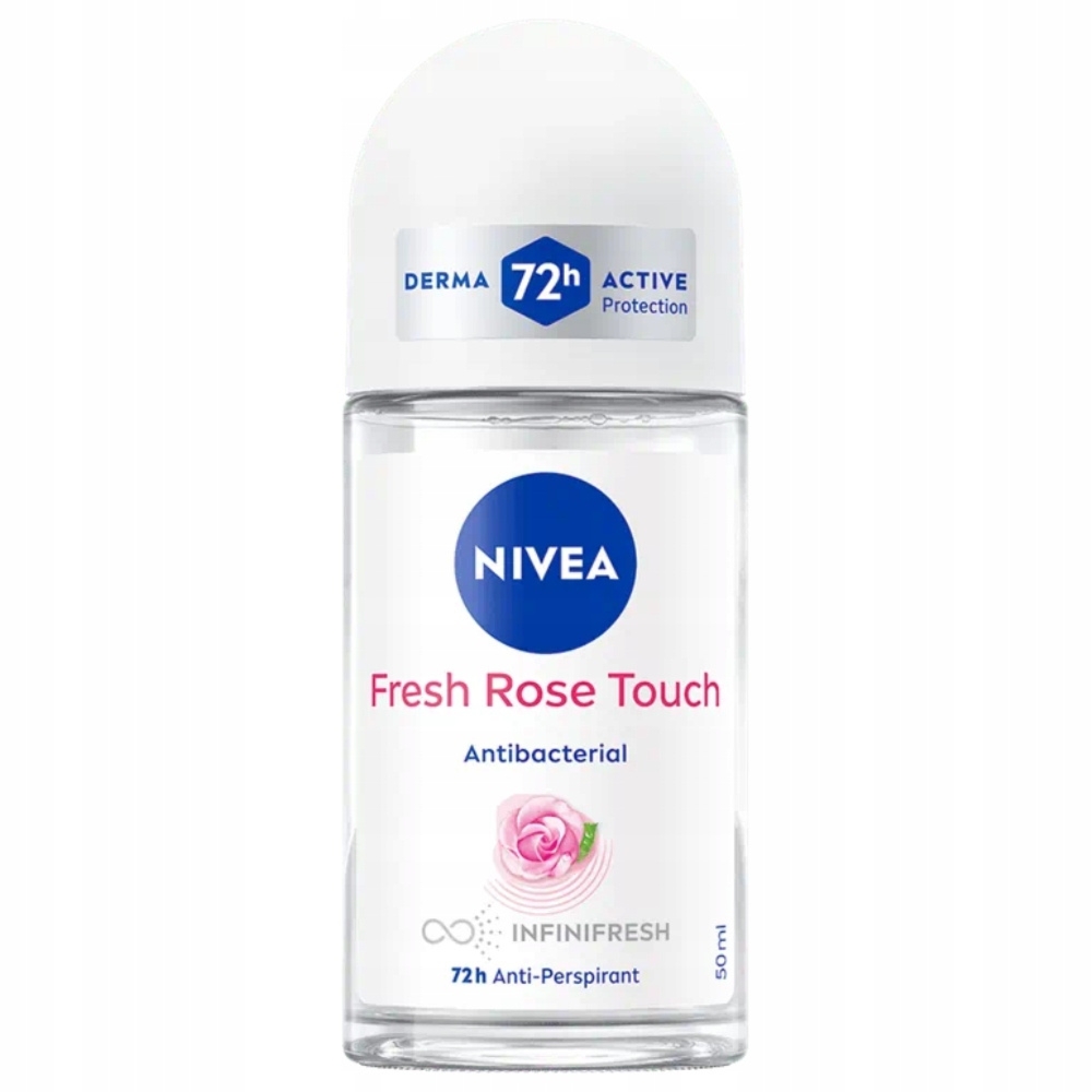 Nivea Fresh Rose Touch 72H Antyperspirant Damski Antybakteryjny 50ml