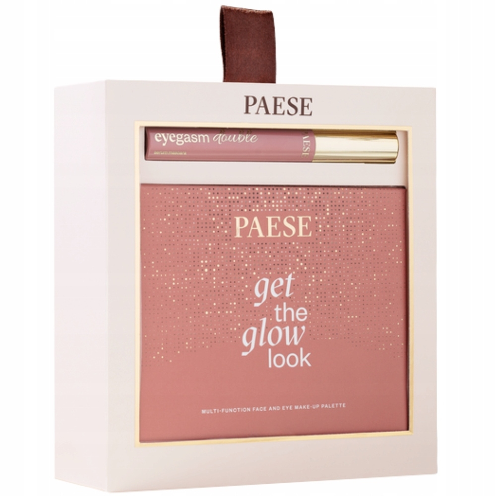 Paese Double Glow Look Zestaw Prezentowy Damski Tusz Do Rzęs Cienie Bronzer