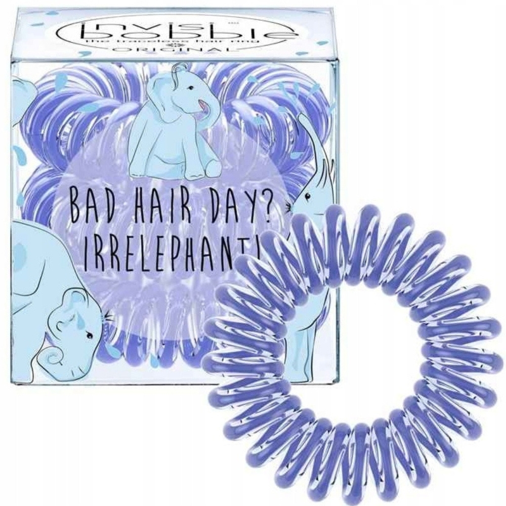 Invisibobble Gumki Do Włosów Sprężynki Bad Hair Day Irrelephant 3 sztuki