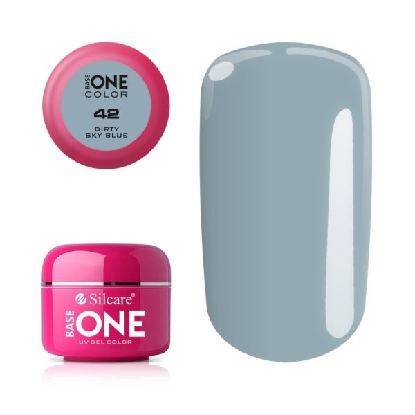 Silcare Base One Żel UV 42 Dirty Sky Blue 5g
