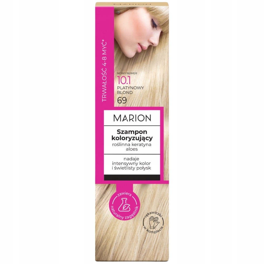 Marion Szampon Koloryzujący Do Włosów Szamponetka 10.1 Platynowy Blond 100ml
